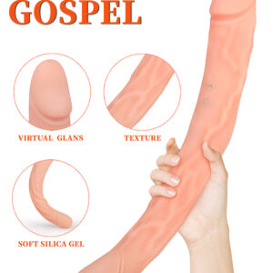 Deep Dual-head Feel Strapless Strap-On Dildo Vibrator