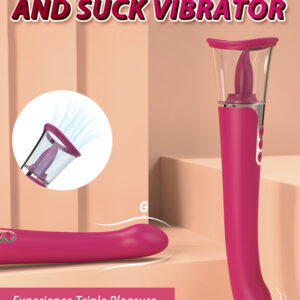 Lick, Suck & Vibrate in One Vibrator